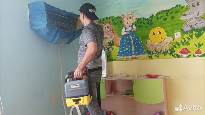 Обслуживание, чистка, ремонт, кондиционеров