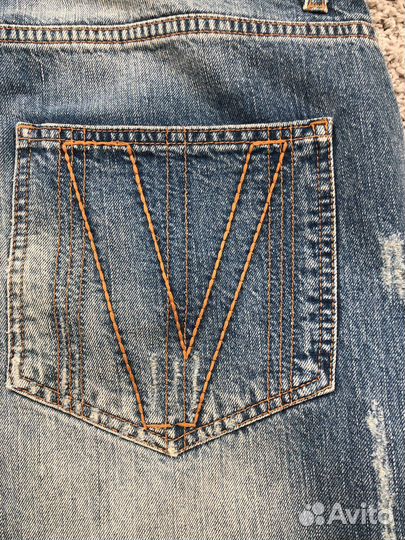 Джинсы клеш versace