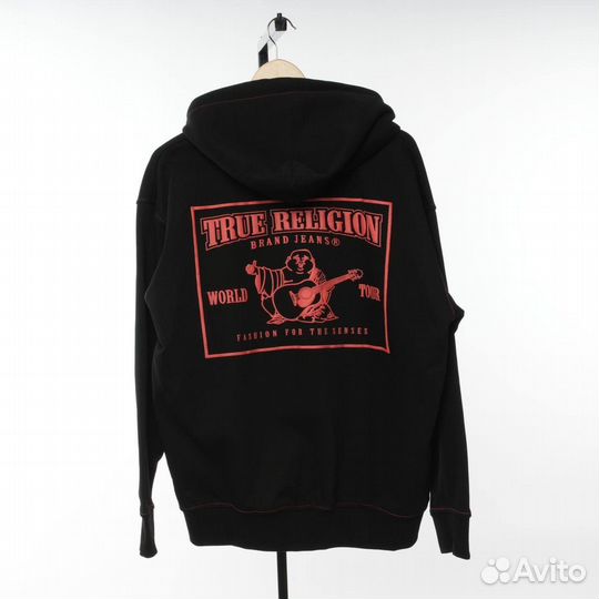 Зип худи true religion черное