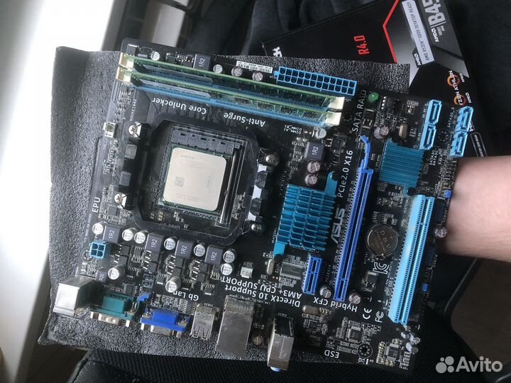 Комплект asus m5a78l-m lx3 + FX 6300 + 16 gb озу