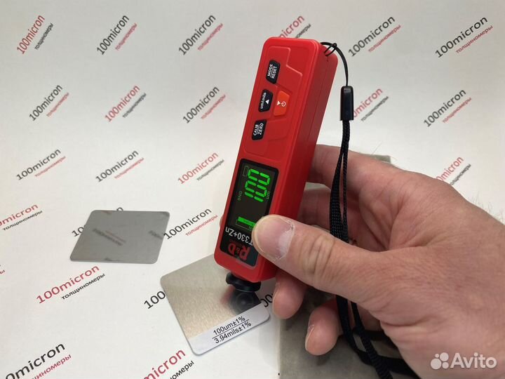Толщиномер ET330, красный. Новый. Гарантия