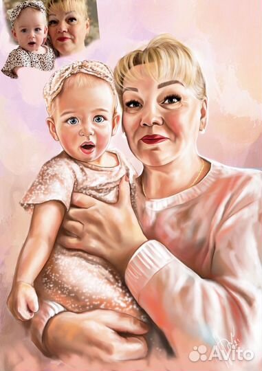 Художник иллюстратор. Портрет на заказ по фото