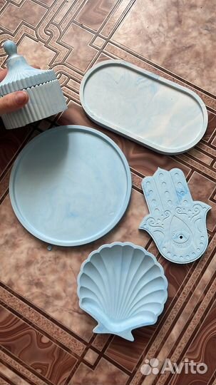 Гипсовые шкатулки, подставки