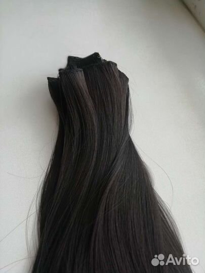 Волосы на заколках