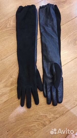 Перчатки кожаные