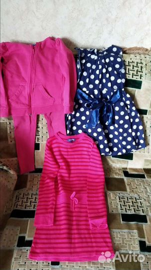 Детские вещи пакетом для девочки 110