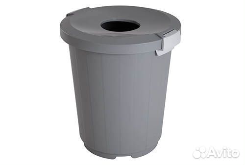 Контейнер для мусора 105 л с крышкой-воронкой