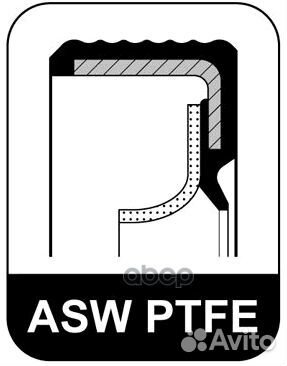 Сальник колен.вала d85x105x8mm 369.470 Elring