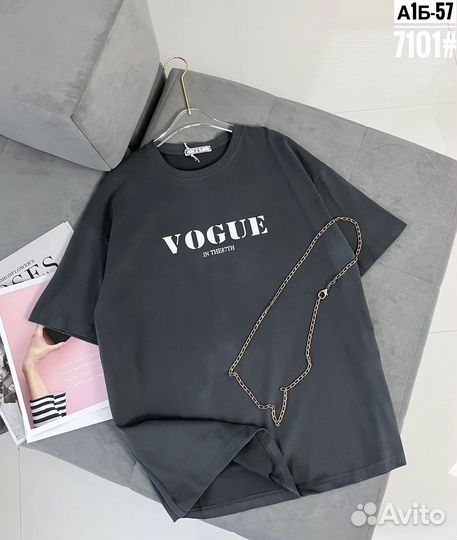 Футболка Оверсайз vogue