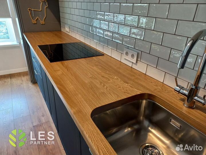 Деревянная столешница для кухни