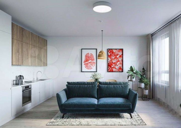 1-к. апартаменты, 36,2 м², 9/23 эт.