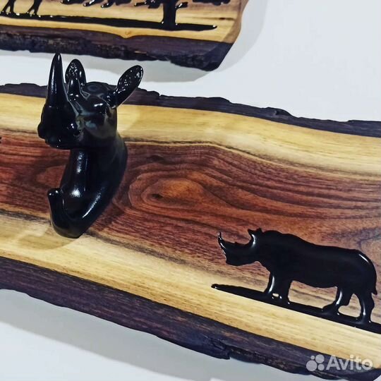 Ключницы из дерева и эпоксидной смолы