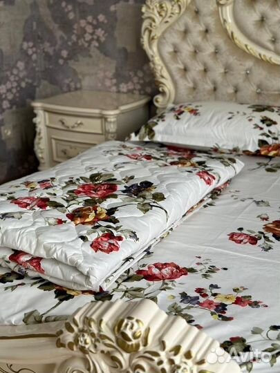Белье постельное с одеялом в наличии