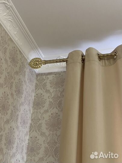 Шторы и тюль карниз