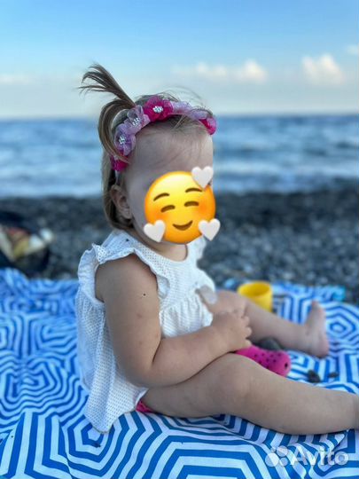 Новая повязка на голову малышке