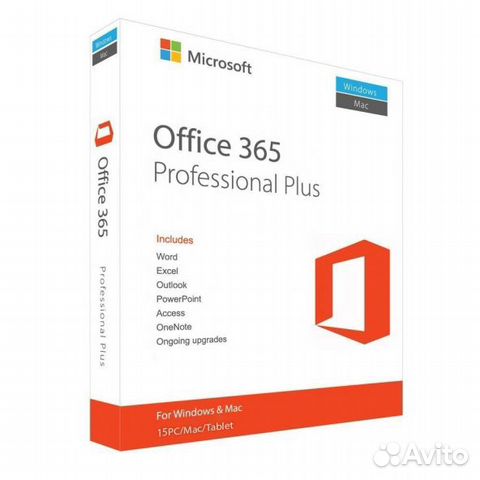 Microsoft Office 365 лицензия для PC, Mac и iPad