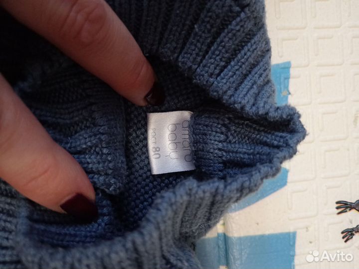 Вязанный комбинезон 80