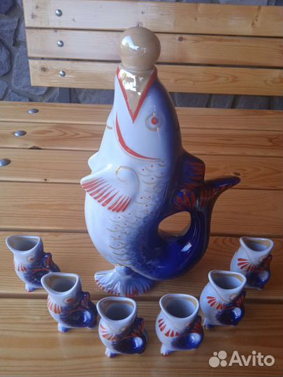 Сервиз рыбки СССР