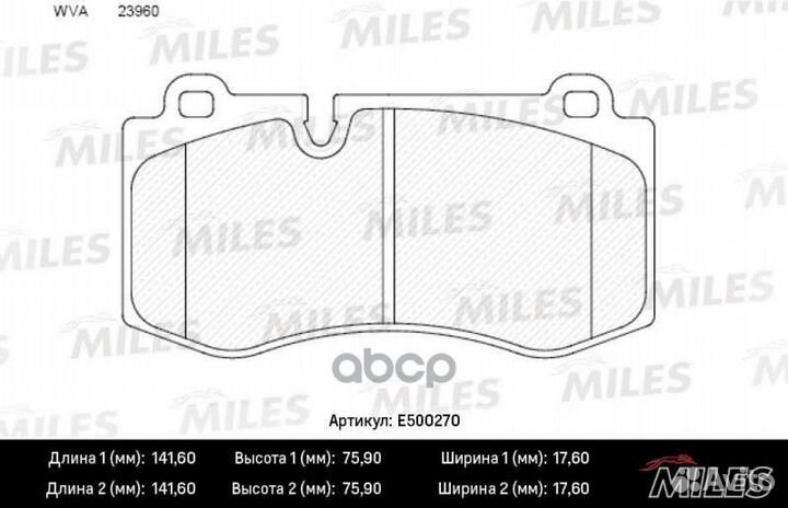 Колодки тормозные передние (Смесь ceramic) merc
