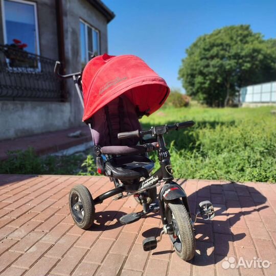 Детский велосипед с родительской ручкой