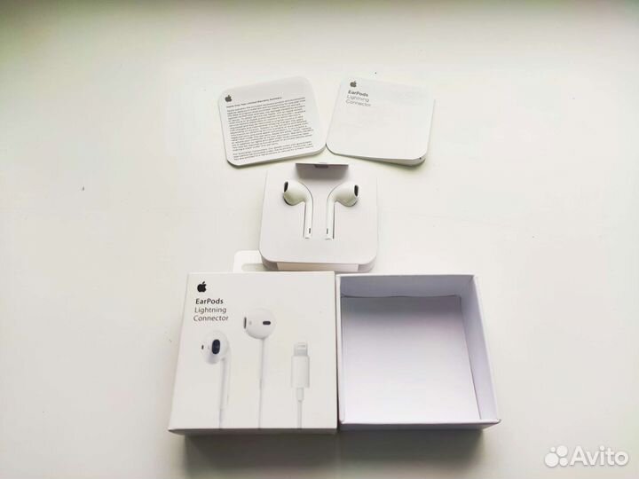 Наушники apple earpods lightning новые