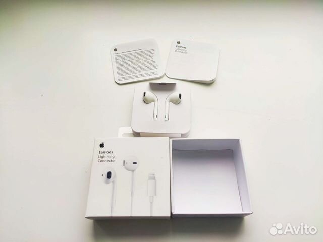 Наушники apple earpods lightning новые