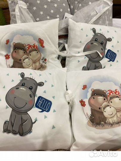 Бортики в кроватку