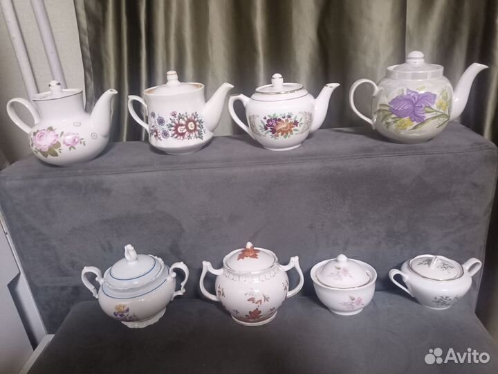 Чайники,сахарницы, маслёнки,молочники
