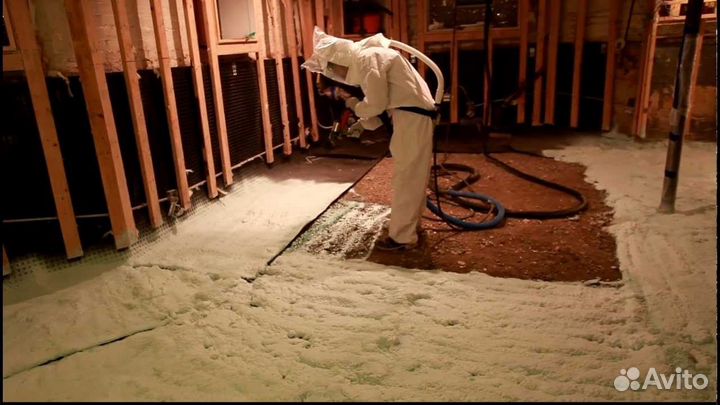 Утепление, теплоизоляция пенополиуретаном мансарды