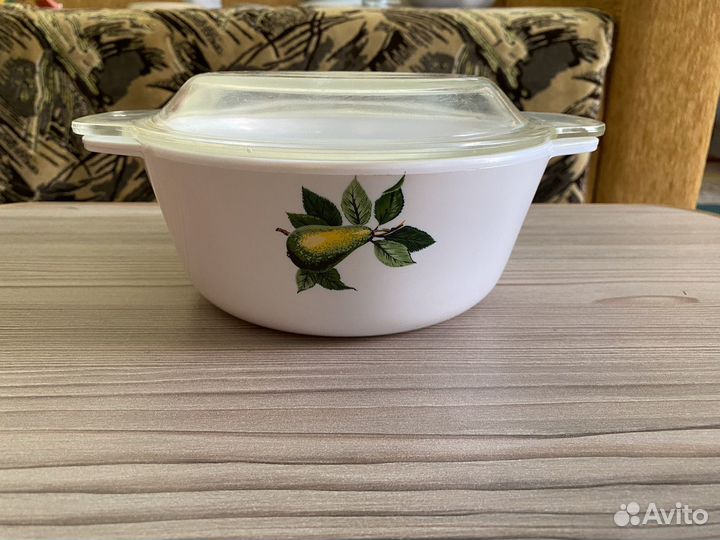 Кастрюля с крышкой стеклянная для свч