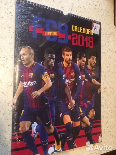 Футбольный календарь FCB 2018