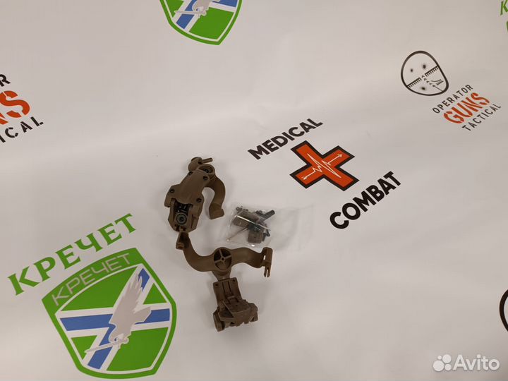 Крепления для активных наушников на шлем Чебурашки