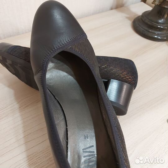 Туфли Alpina разм.7 полнота H синие