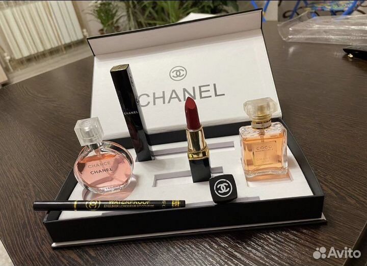 Подарочный бокс набор chanel женский
