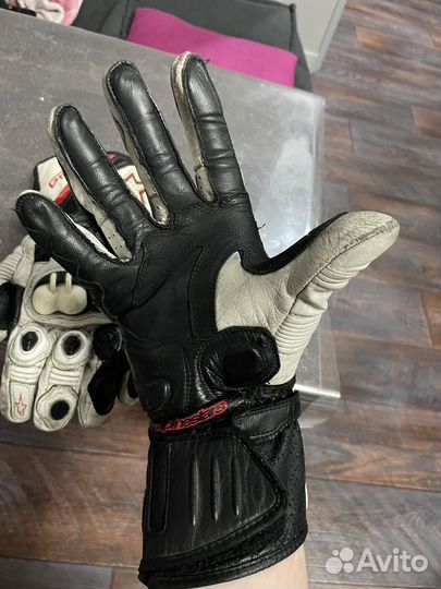 Мото перчатки кожа alpinestars gp plus