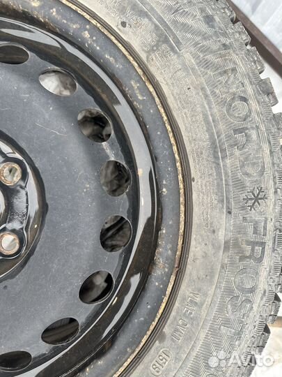 Резина зимняя и штампованные диски