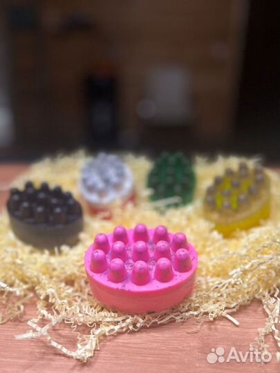 Массажное мыло ручной работы