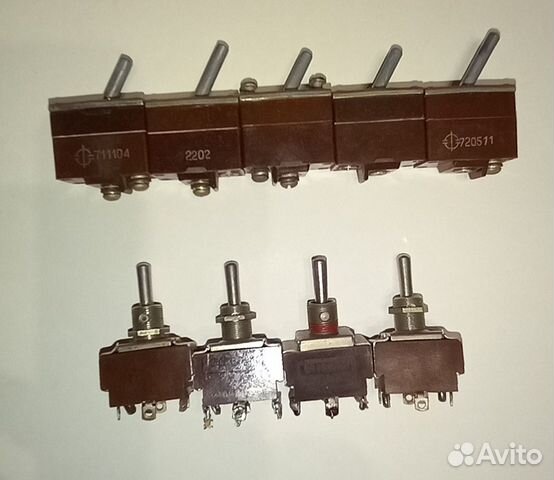 Переключатели тумблеры СССР