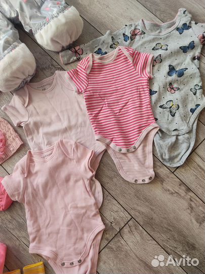 Детские вещи для девочки 62 68 с комбинезоном