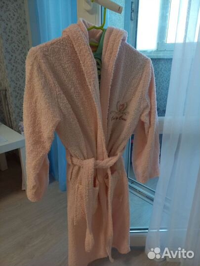 Халат банный подростку девочки