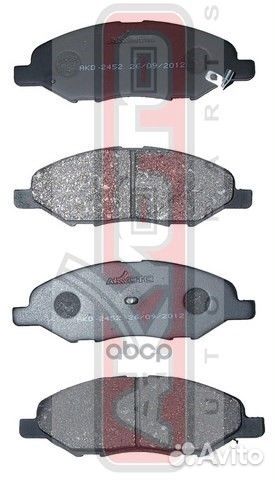 Колодки тормозные AKD2452 akyoto