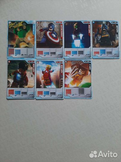 Карточки Ben10, Super Heroes, Lego Chima