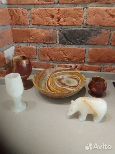 Посуда из оникса