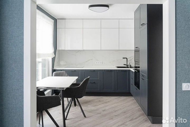 Цена за всю кухню. Серый лофт CN:028439