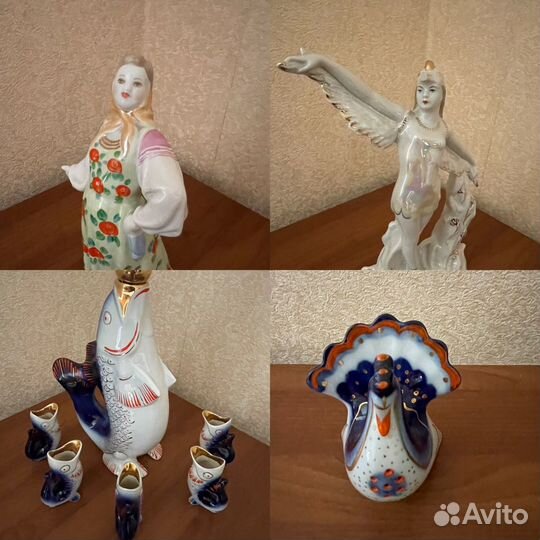 Статуэтки фарфор СССР