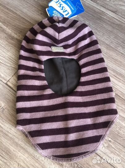 Шапка-шлем новая для девочки 50-52