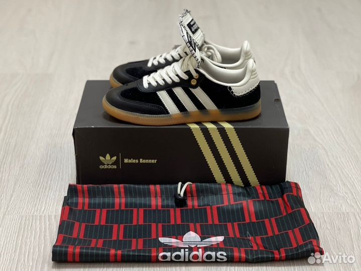 Кроссовки Adidas Samba Wales Bonner Pony Black