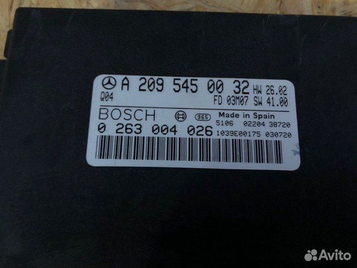 Блок управления парктрониками Mercedes Clk-Class