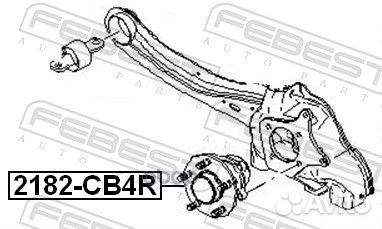 2182-CB4R к-кт подшипника ступицы задней Volvo