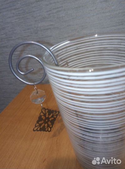 Стеклянные подсвечники